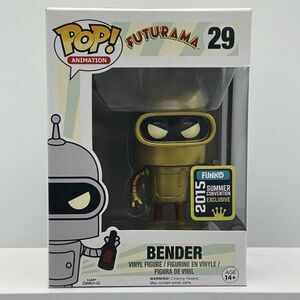 Funko Pop Futurama Bender #29 2015 Summer Convention Exclusive Vaulted